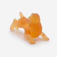 Daum Animal Universe Amber Lion Pâte De Cristal Statue 3463 - THE SOLIST