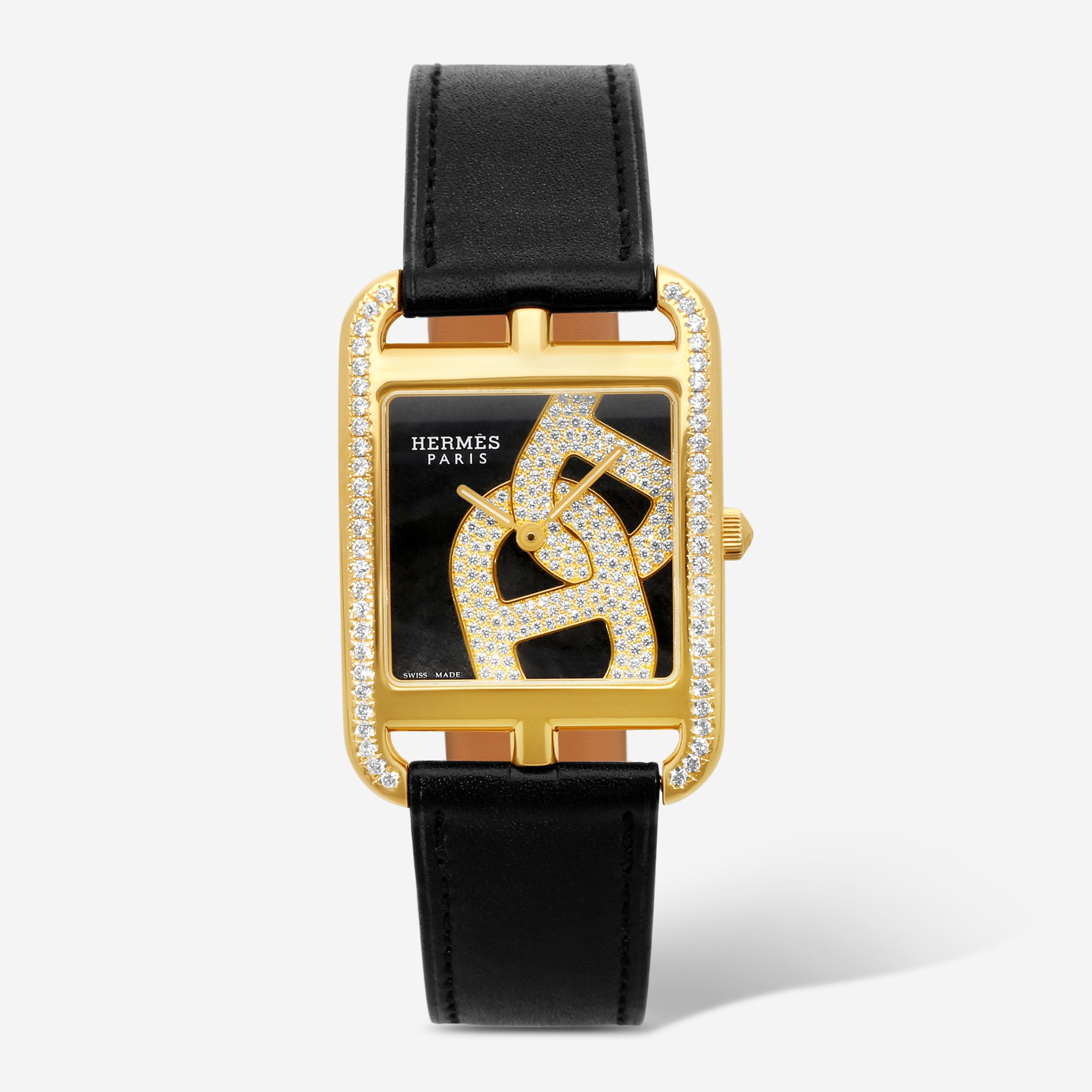 Hermès Cape Cod 18K Rose Gold Diamond Quartz Ladies Watch CC3.771