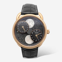 Hermès Arceau L'Heure De La Lune LE 18K Rose Gold Automatic Men's Watch AR1.8701
