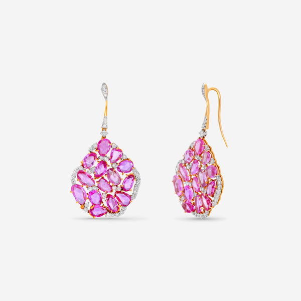 Casato 18K Yellow Gold, Sapphire and Diamond 2.27ct. tw. Drop Earrings 357900 - THE SOLIST