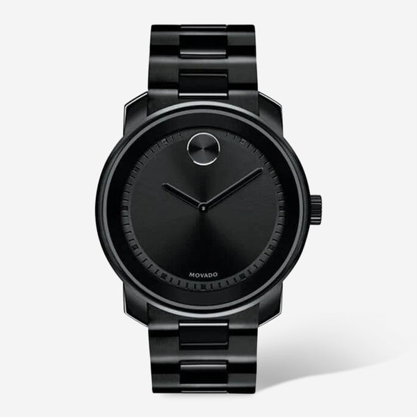 Movado BOLD Trend Black 43mm Stainless Steel Quartz Men's Watch 3600467