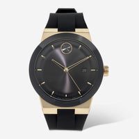 Movado Bold Fusion Gold and Black Stainless Steel Men's Watch 3600850 ...