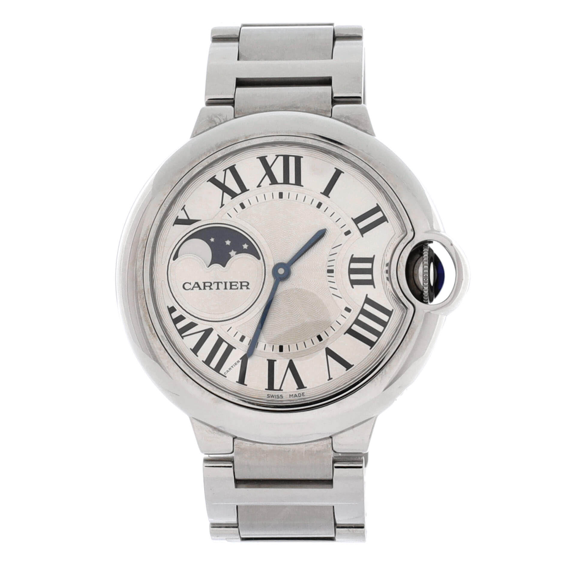 Cartier Ballon Bleu de Cartier Moonphase Automatic Watch Stainless Steel 37