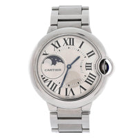 Cartier Ballon Bleu de Cartier Moonphase Automatic Watch Stainless Steel 37