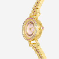 Hermès Faubourg 18K Rose Gold Diamond Quartz Ladies Watch FG4.174