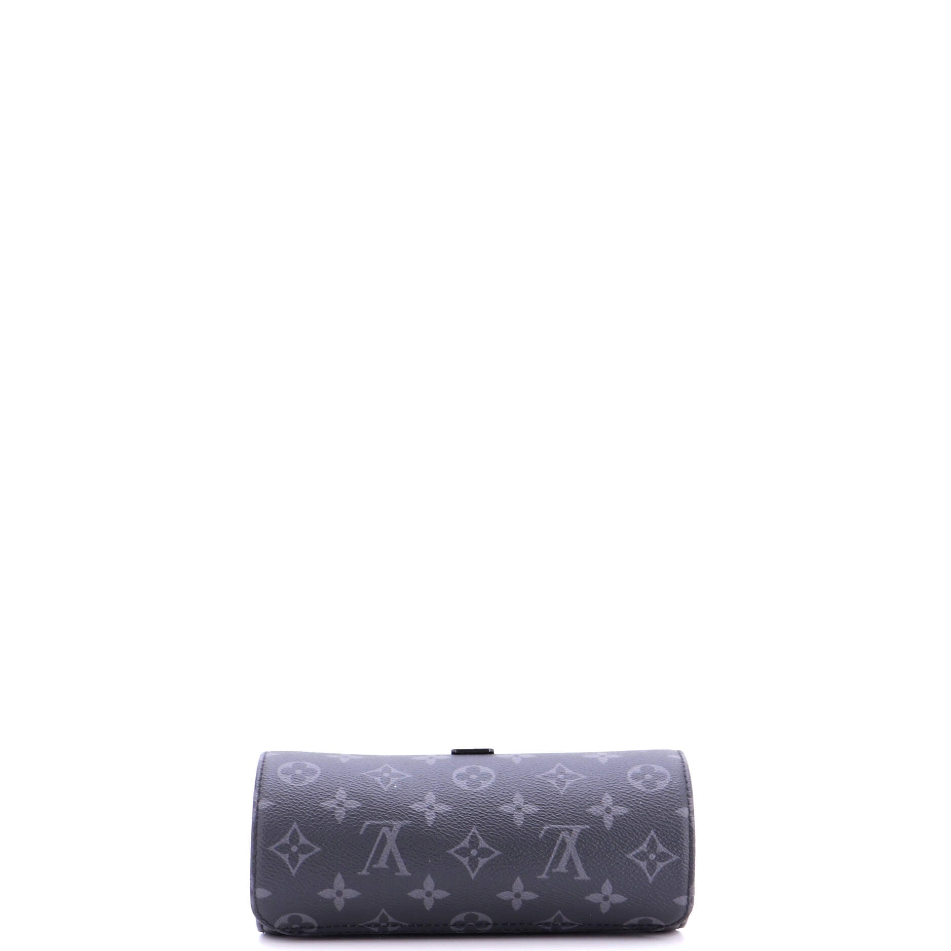 Louis Vuitton 3 Watch Case Monogram Eclipse Canvas