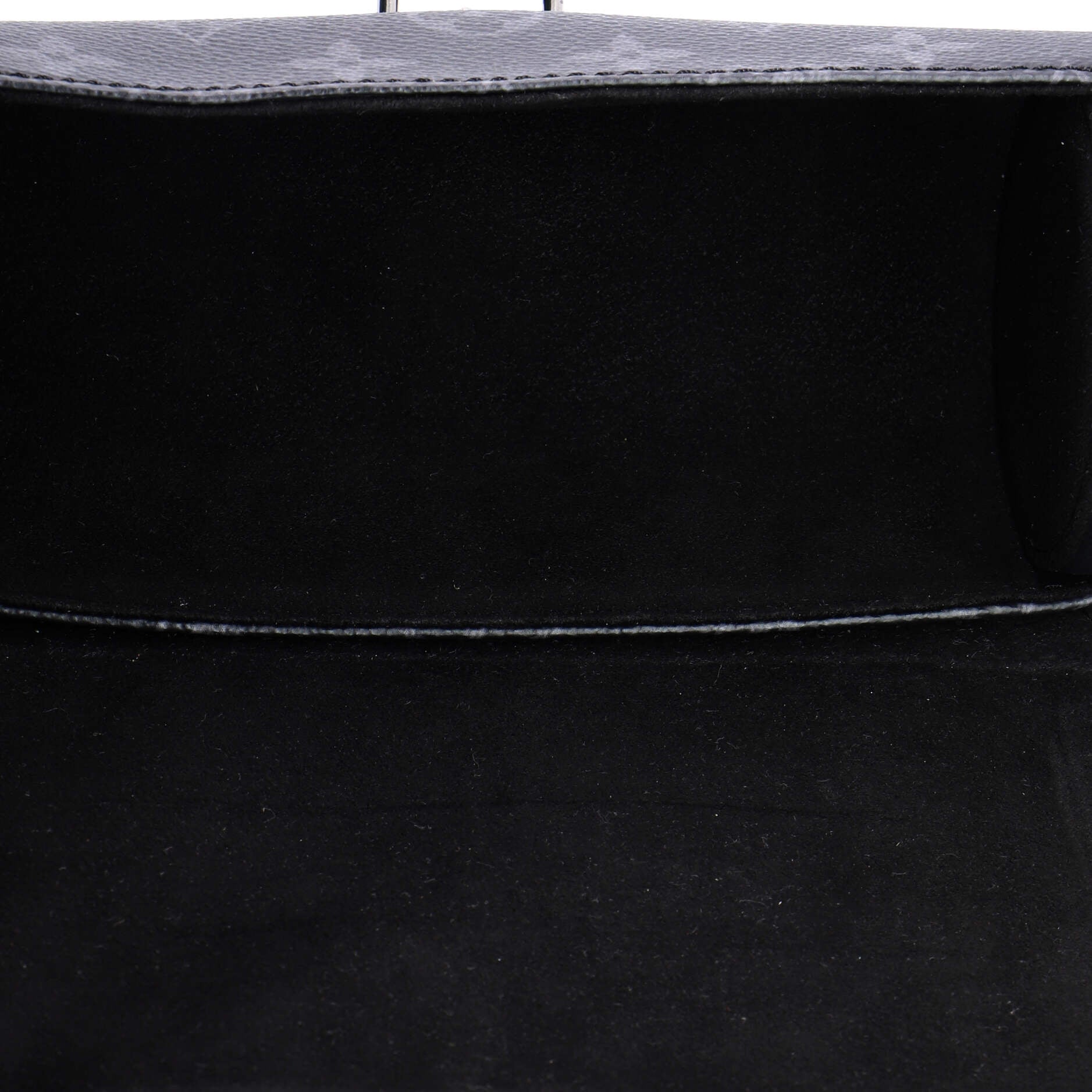 Louis Vuitton 3 Watch Case Monogram Eclipse Canvas