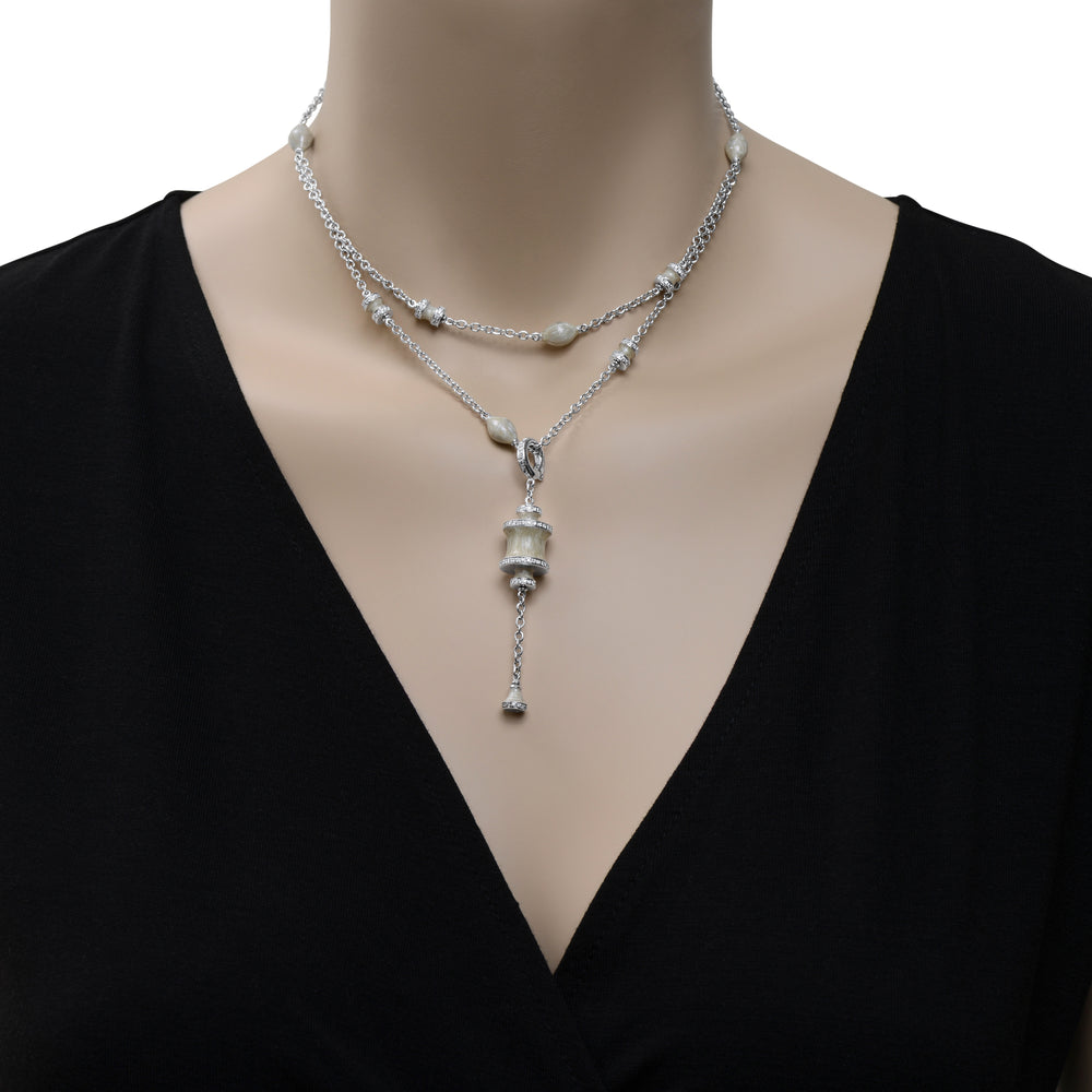 Zydo 18K White Gold Diamond 0.85ct. tw. Necklace 38165 - THE SOLIST