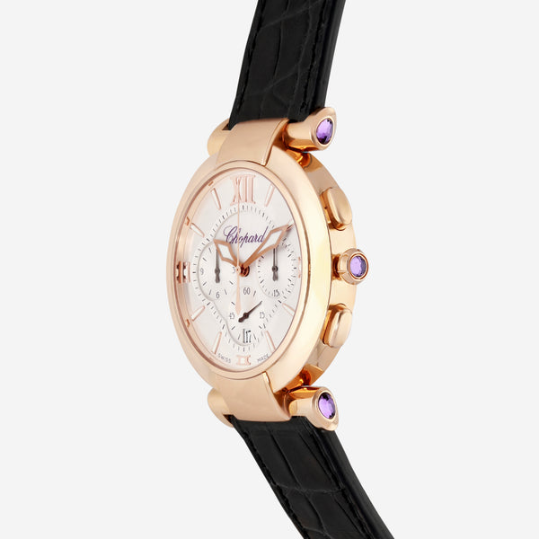 Chopard Imperiale Chronograph 18K Rose Gold Automatic Ladies Watch 384211-5001