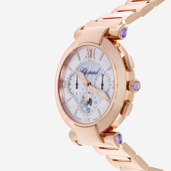 Chopard Imperiale Chronograph 18K Rose Gold Automatic Ladies Watch 384211-5002