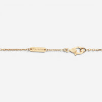 Van Cleef & Arpels Vintage Alhambra 18K Yellow Gold Onyx Pendant Necklace VCARA4