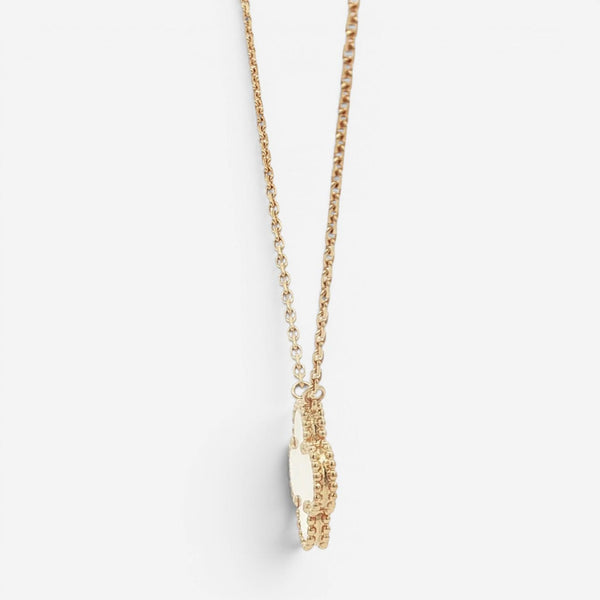 Van Cleef & Arpels Vintage Alhambra 18K Yellow Gold Pendant Necklace JE706901