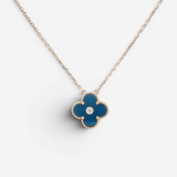 Van Cleef & Arpels Vintage Alhambra 18K Yellow Gold Necklace VCARP4