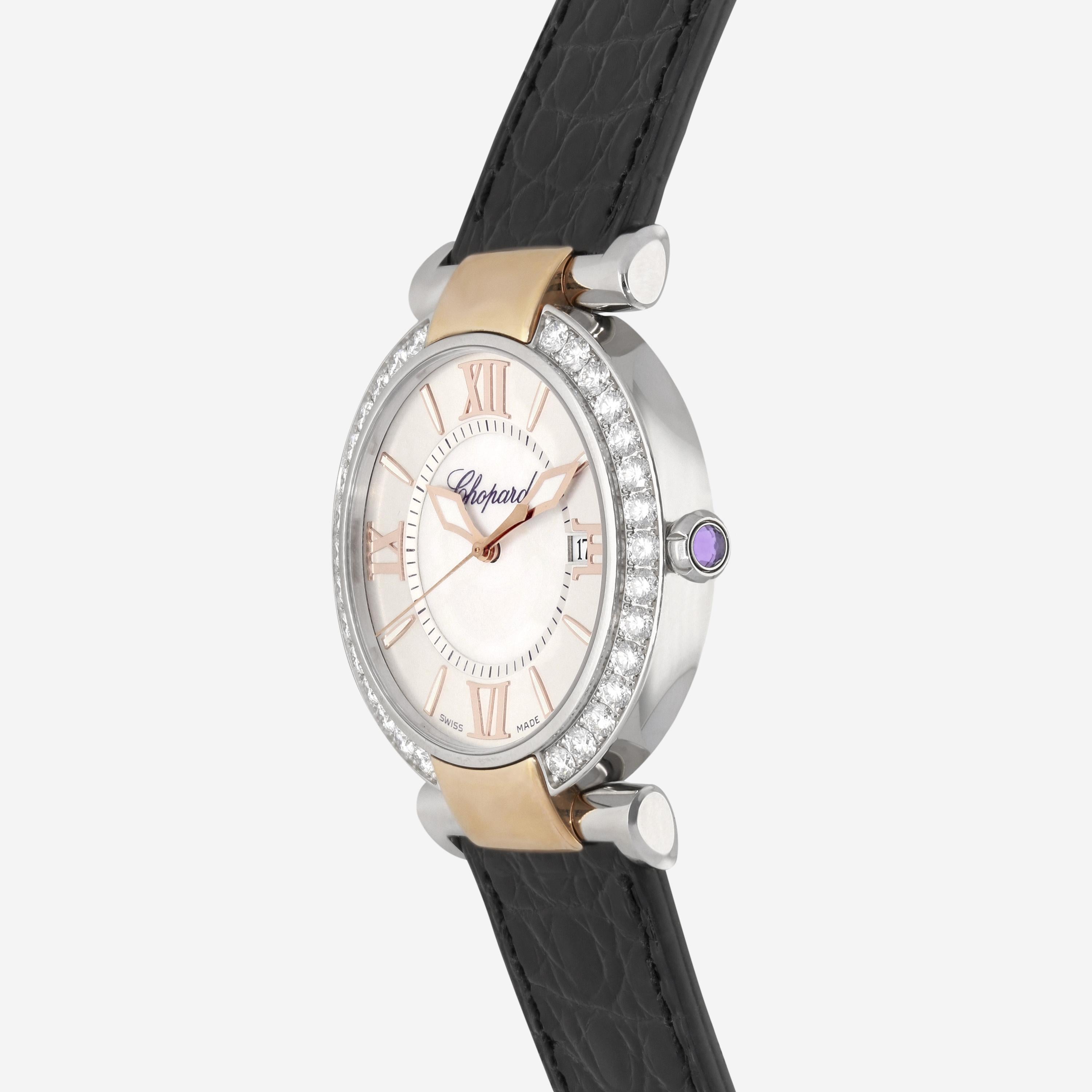 Chopard Imperiale Stainless Steel, 18K Rose Gold Automatic Ladies Watch 388531-6003