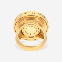 Bulgari B.Zero1 18K Yellow Gold Mother of Pearl Ring Sz. 6 355067