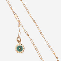 Roberto Coin Obelisco 18K Rose Gold Diamond & Malachite Pendant Necklace 8883122AX19XM