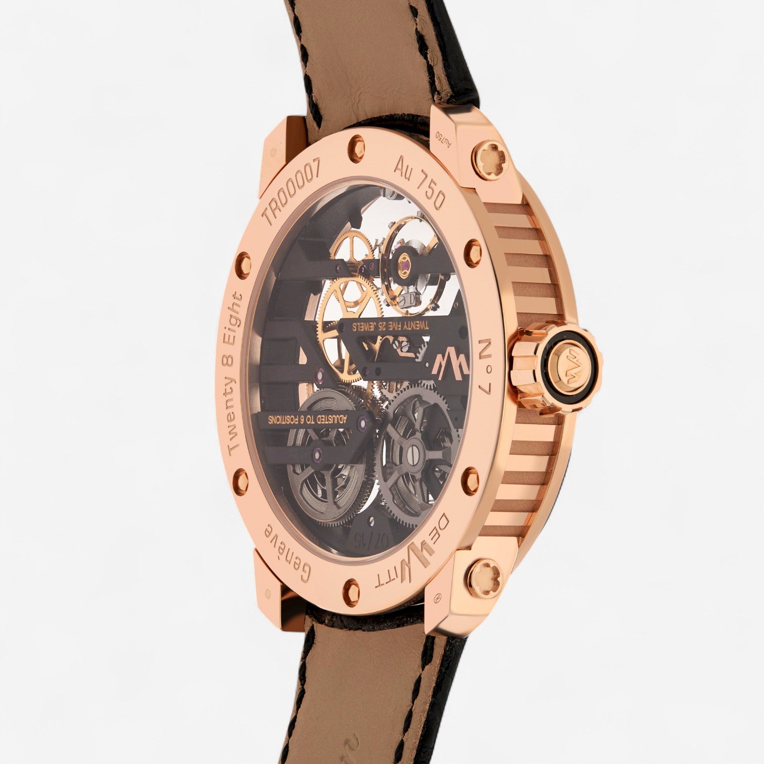 Dewitt Twenty-8-Eight Grand Skeleton 18K Rose Gold Limited Edition Men's Manual Wind Watch T8.GS.001