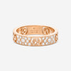 Gucci Icon 18K Rose Gold & Diamond Band Ring YBC729415001 MSRP $5,200 - THE SOLIST