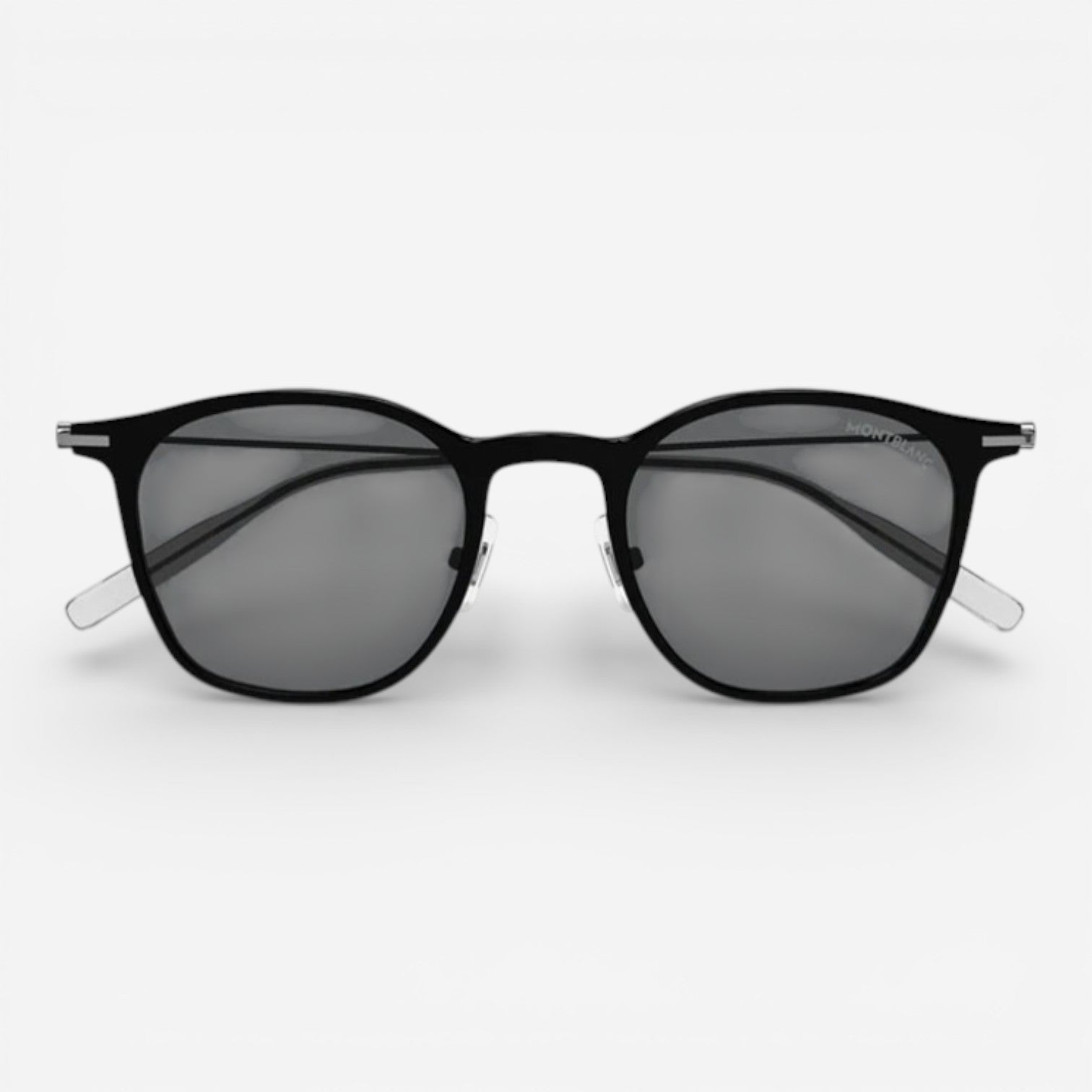 Montblanc Black & Grey Square Men's Sunglasses MB0098S010 - THE SOLIST