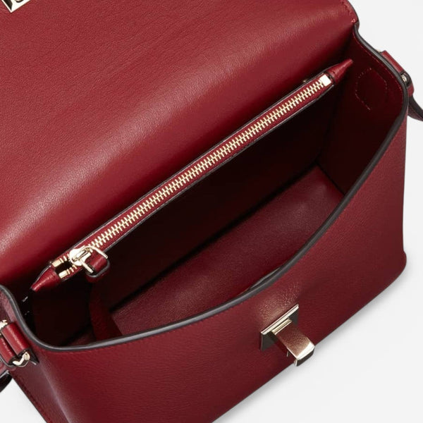 Salvatore Ferragamo Studio Women's 720766 Red Shoulder Bag MSRP $1960 - THE SOLIST