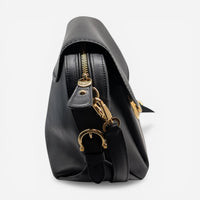Salvatore Ferragamo Gancio 588521 Black Crossbody Bag MSRP $1825 - THE SOLIST