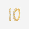 Ina Mar 14K Yellow Gold Diamond Hoop Earrings ER25735-CS4YH