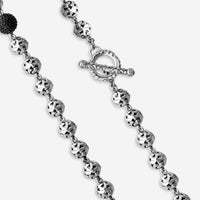 Charles Krypell Sterling Silver, Black Sapphire Collar Necklace 4-6823-SBS