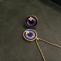 Roberto Coin Love in Verona 18K Rose Gold Diamond & Blue Lapis Pendant Necklace 8883126AX17X