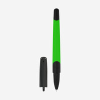 S.T. Dupont Defi Millenium Neon Green Matte Black Lacquer Rollerball Pen 402032