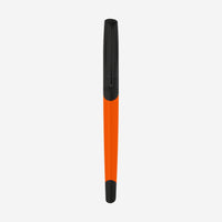 S.T. Dupont Defi Millenium Neon Orange Matte Black Lacquer Rollerball Pen 402034