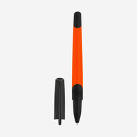 S.T. Dupont Defi Millenium Neon Orange Matte Black Lacquer Rollerball Pen 402034