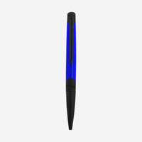 S.T. Dupont Defi Millenium Neon Blue Matte Black Lacquer Ballpoint Pen 405033