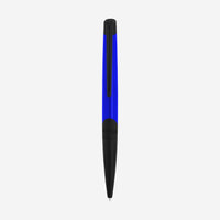 S.T. Dupont Defi Millenium Neon Blue Matte Black Lacquer Ballpoint Pen 405033