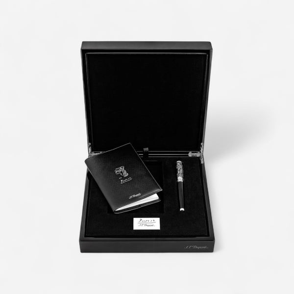 S.T. Dupont Line D Picasso Black Palladium Limited Edition Fountain Pen (M) 410046