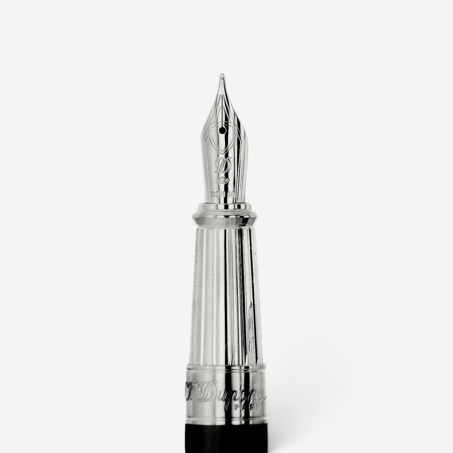 S.T. Dupont Picasso Peace Dove LE Lacquer & Palladium Fountain Pen (M) 410050L