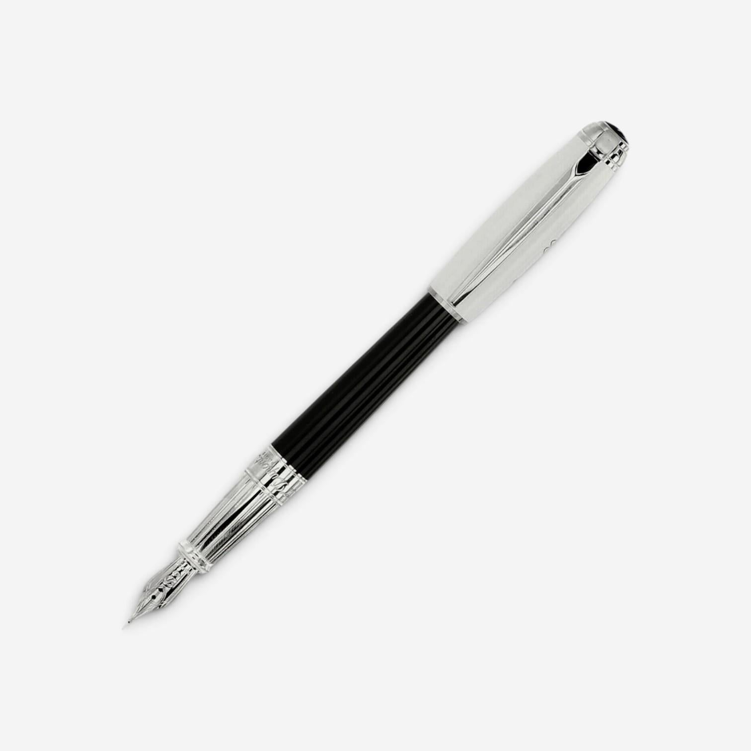 S.T. Dupont Picasso Peace Dove LE Lacquer & Palladium Fountain Pen (M) 410050L