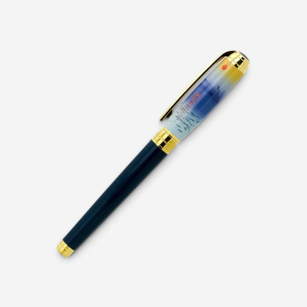 S.T. Dupont Claude Monet Large Line D Lacquer & Gold Rollerball Pen 412049L
