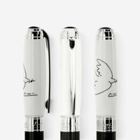 S.T. Dupont Picasso Peace Dove LE Lacquer & Palladium Rollerball Pen 412050L