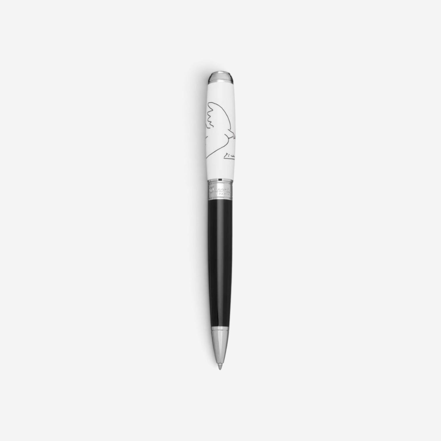 S.T. Dupont Picasso Peace Dove LE Lacquer & Palladium Ballpoint Pen 415050L