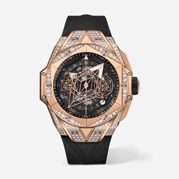 Hublot Big Bang UNICO Sang Bleu II 18K Rose Gold Automatic Men's Watch 418.OX.1108.RX.1604.MXM20