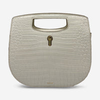 Bally Caya Women's Bone Leather Top Handle Bag 6232623