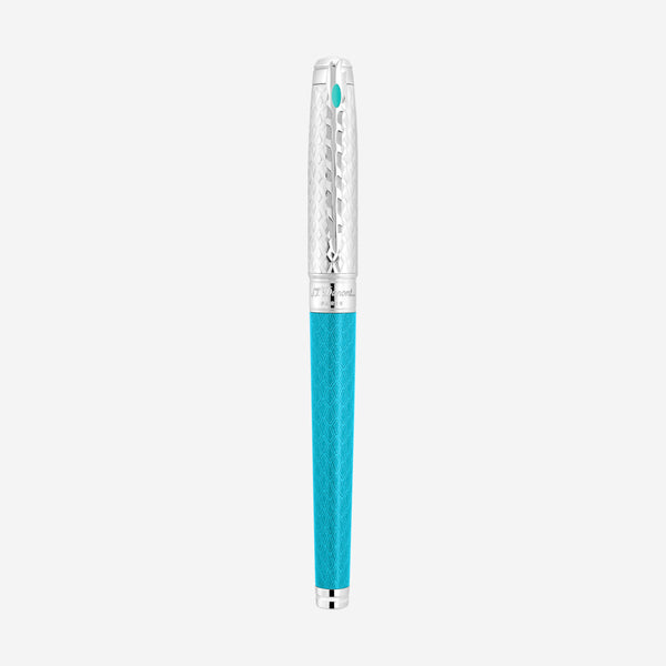 S.T. Dupont Line D Eternity Game of Thrones Icy Blue Palladium & Lacquer Fountain Pen 420036L
