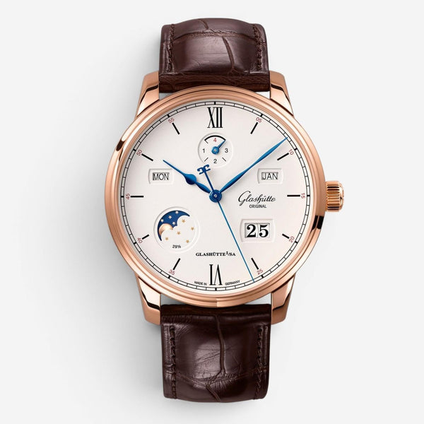 Glashütte Original Senator Excellence 18K Rose Gold Automatic Men's Watch 1-36-0