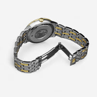 Omega De Ville Prestige Stainless Steel & 18K Yellow Gold Automatic Ladies Watch 424.20.33.20.55.002
