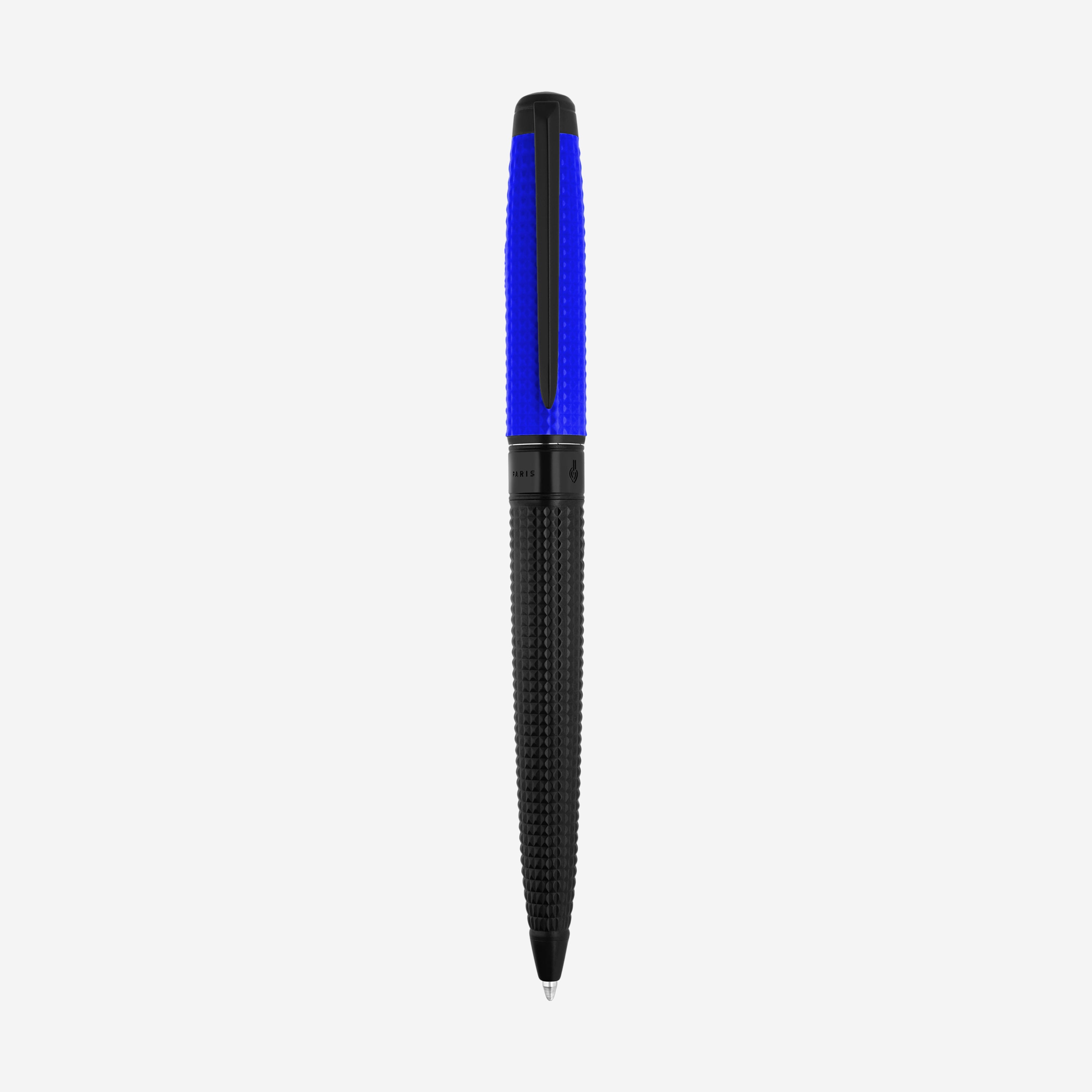 S.T. Dupont Line D Eternity Fluo Neon Blue Matte Black Lacquer Ballpoint Pen 425033L