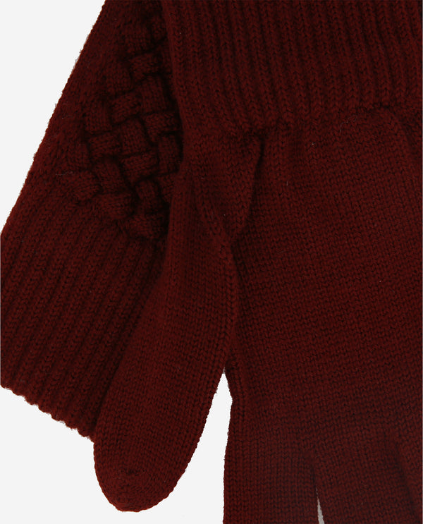 Bottega Veneta Red Wool Gloves 428536-4V206-6000 - THE SOLIST