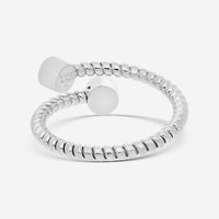 K Di Kuore Easy 18K White Gold and Diamond Ring Sz. 6.5 434943