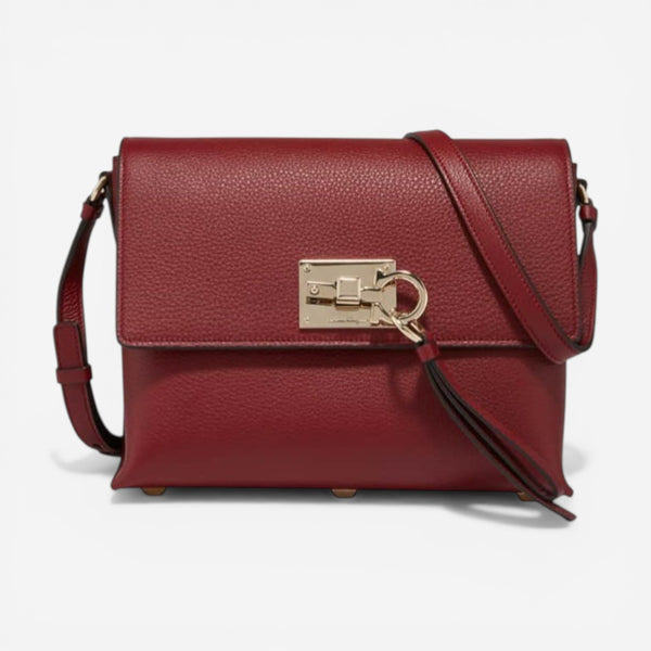 Salvatore Ferragamo Studio Women's 720766 Red Shoulder Bag MSRP $1960 - THE SOLIST