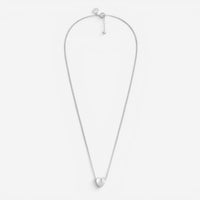 Morganne Bello Infinite Love 18K White Gold Diamond Heart Pendant Necklace 43WL