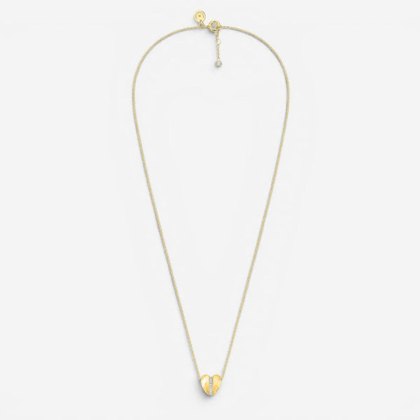 Morganne Bello Infinite Love 18K Yellow Gold Diamond Pendant Necklace 43YL128D